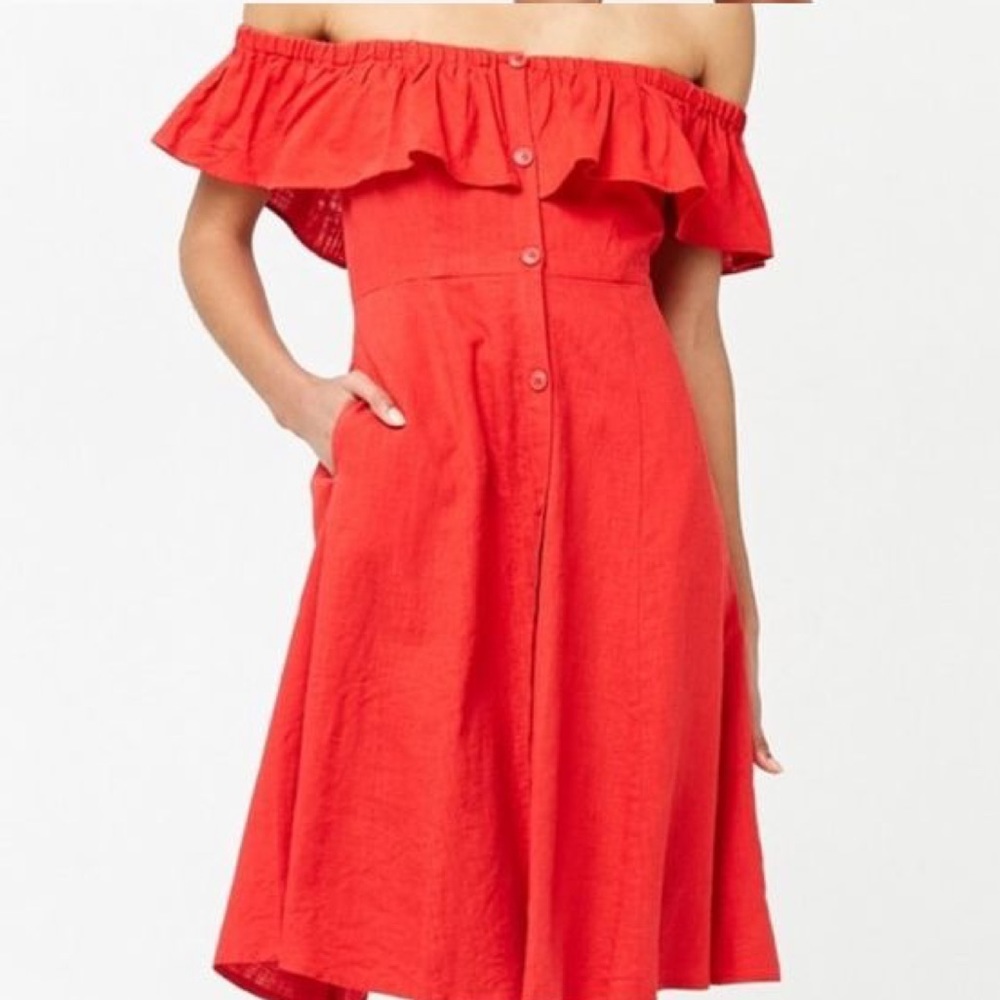 Off the shoulder dress